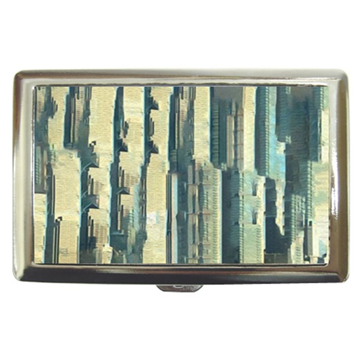 Texture Abstract Buildings Cigarette Money Case