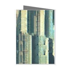 Texture Abstract Buildings Mini Greeting Cards (pkg Of 8)