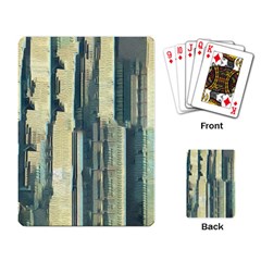 Texture Abstract Buildings Playing Cards Single Design (rectangle)