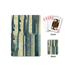 Texture Abstract Buildings Playing Cards Single Design (mini)