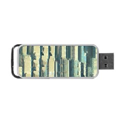 Texture Abstract Buildings Portable Usb Flash (two Sides) by anzea