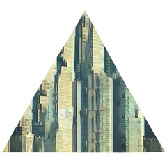 Texture Abstract Buildings Wooden Puzzle Triangle