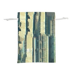 Texture Abstract Buildings Lightweight Drawstring Pouch (s)