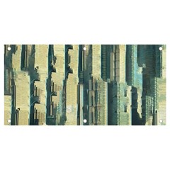 Texture Abstract Buildings Banner And Sign 4  X 2  by anzea