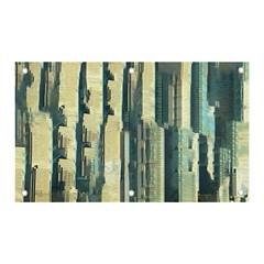 Texture Abstract Buildings Banner And Sign 5  X 3  by anzea