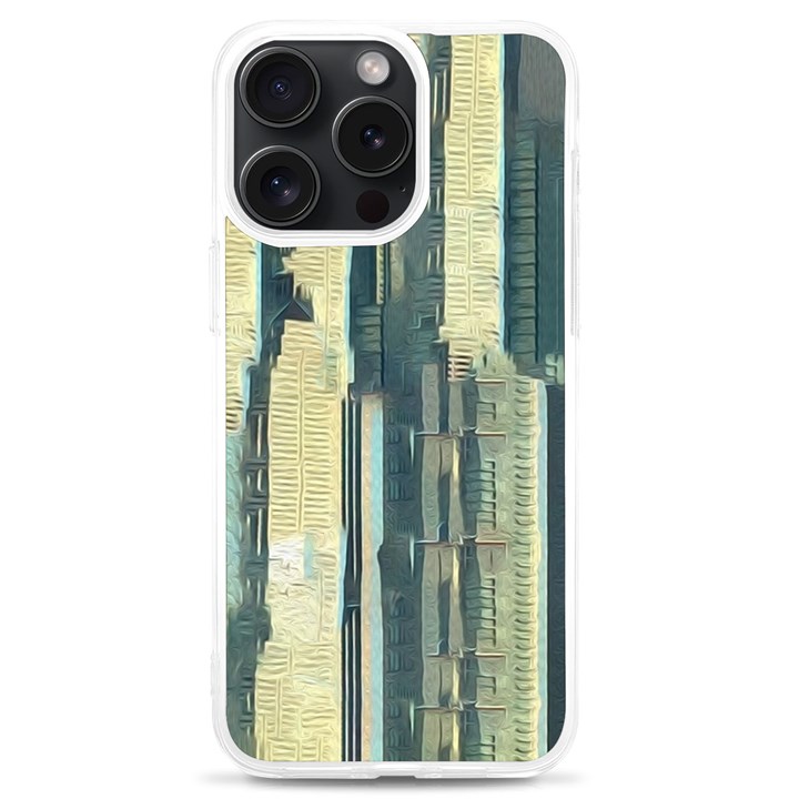 Texture Abstract Buildings iPhone 15 Pro Max TPU UV Print Case