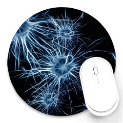 Neurons Brain Cells Structure Round Mousepad by anzea