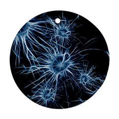 Neurons Brain Cells Structure Ornament (round)