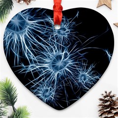 Neurons Brain Cells Structure Ornament (heart)