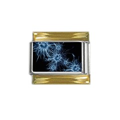 Neurons Brain Cells Structure Gold Trim Italian Charm (9mm) by anzea