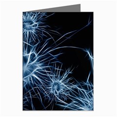 Neurons Brain Cells Structure Greeting Cards (pkg Of 8)