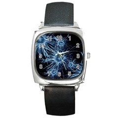 Neurons Brain Cells Structure Square Metal Watch by anzea