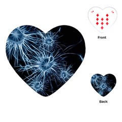 Neurons Brain Cells Structure Playing Cards Single Design (heart)