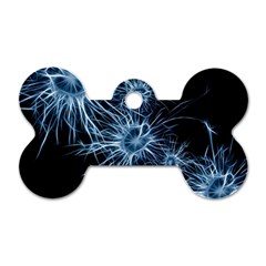 Neurons Brain Cells Structure Dog Tag Bone (one Side) by anzea