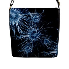 Neurons Brain Cells Structure Flap Closure Messenger Bag (l) by anzea