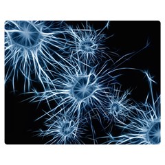 Neurons Brain Cells Structure Two Sides Premium Plush Fleece Blanket (teen Size) by anzea