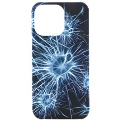 Neurons Brain Cells Structure Iphone 15 Pro Max Black Uv Print Pc Hardshell Case by anzea