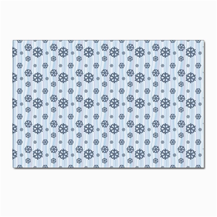 Snowflakes Winter Christmas Postcard 4 x 6  (Pkg of 10)