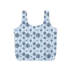 Snowflakes Winter Christmas Full Print Recycle Bag (s) by anzea