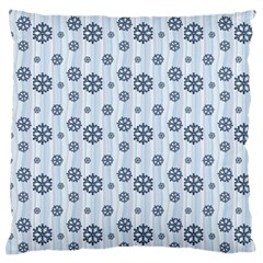 Snowflakes Winter Christmas Standard Premium Plush Fleece Cushion Case (two Sides) by anzea