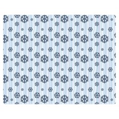 Snowflakes Winter Christmas Two Sides Premium Plush Fleece Blanket (teen Size) by anzea