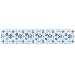 Snowflakes Winter Christmas Large Premium Plush Fleece Scarf  by anzea