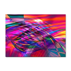 Wave Lines Pattern Abstract Sticker A4 (100 Pack) by anzea