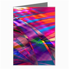 Wave Lines Pattern Abstract Greeting Card