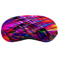 Wave Lines Pattern Abstract Sleep Mask by anzea