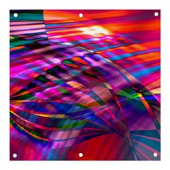 Wave Lines Pattern Abstract Banner And Sign 3  X 3 