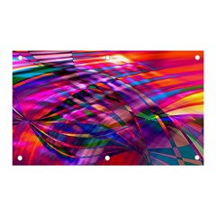 Wave Lines Pattern Abstract Banner and Sign 5  x 3 