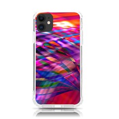 Wave Lines Pattern Abstract iPhone 11 TPU UV Print Case