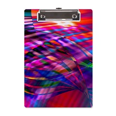 Wave Lines Pattern Abstract A5 Acrylic Clipboard