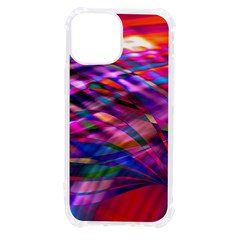 Wave Lines Pattern Abstract Iphone 13 Mini Tpu Uv Print Case