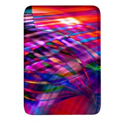 Wave Lines Pattern Abstract Rectangular Glass Fridge Magnet (4 Pack) by anzea