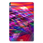 Wave Lines Pattern Abstract Name Card Style USB Flash Drive Back