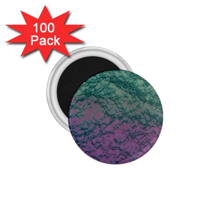 Colorful duotone abstract print 1.75  Magnets (100 pack) 