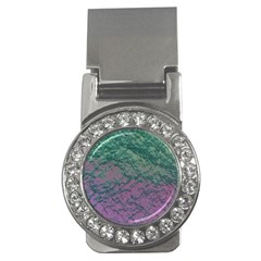 Colorful Duotone Abstract Print Money Clips (cz)  by dflcprintsclothing