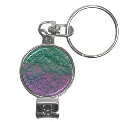 Colorful Duotone Abstract Print Nail Clippers Key Chain by dflcprintsclothing