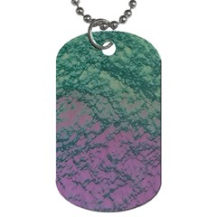 Colorful Duotone Abstract Print Dog Tag (one Side) by dflcprintsclothing