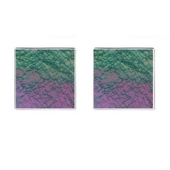 Colorful Duotone Abstract Print Cufflinks (square) by dflcprintsclothing