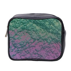 Colorful Duotone Abstract Print Mini Toiletries Bag (two Sides)