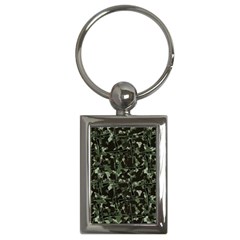 Hunting Motif Camouflage Pattern Print Bk Key Chain (rectangle) by dflcprintsclothing