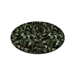 Hunting Motif Camouflage Pattern Print Bk Sticker (oval) by dflcprintsclothing