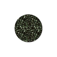 Hunting Motif Camouflage Pattern Print Bk Golf Ball Marker by dflcprintsclothing