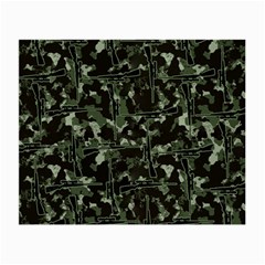 Hunting Motif Camouflage Pattern Print Bk Small Glasses Cloth by dflcprintsclothing