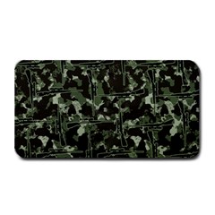 Hunting Motif Camouflage Pattern Print Bk Medium Bar Mat