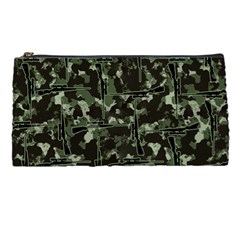 Hunting Motif Camouflage Pattern Print Bk Pencil Case by dflcprintsclothing