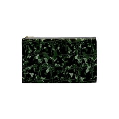 Hunting Motif Camouflage Pattern Print Bk Cosmetic Bag (small) by dflcprintsclothing