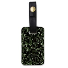 Hunting Motif Camouflage Pattern Print Bk Luggage Tag (one Side)